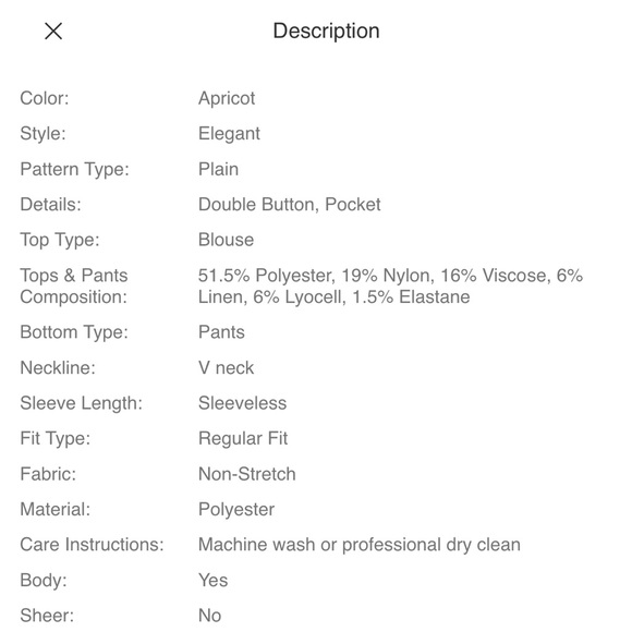 MOTF vest and pants set - Picture 13 of 14